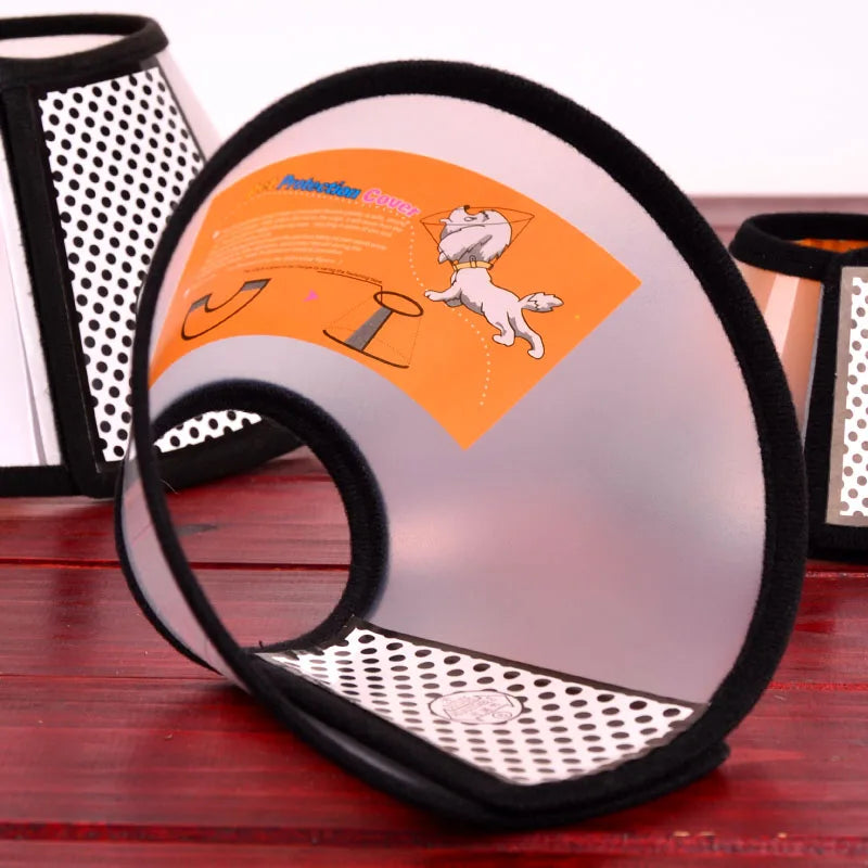 Prevent Bite Transparent Pet Protection Collar – Wound Healing & Grooming Aid