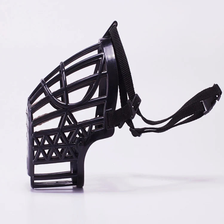 Upgraded Adjustable Dog Muzzle – Strong Plastic Basket Design | 7 Sizes | Anti-Biting