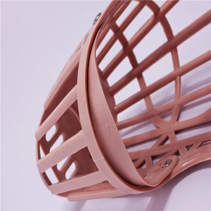 Upgraded Adjustable Dog Muzzle – Strong Plastic Basket Design | 7 Sizes | Anti-Biting