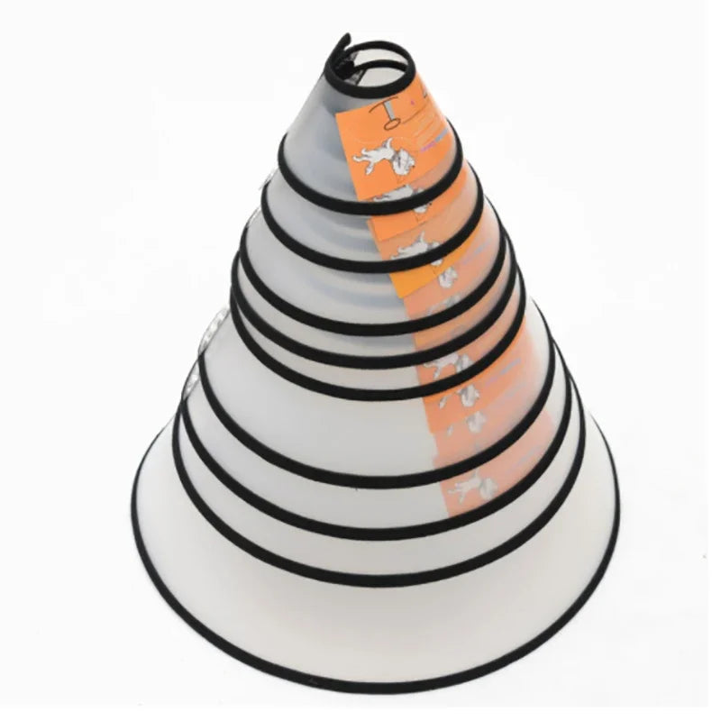 Prevent Bite Transparent Pet Protection Collar – Wound Healing & Grooming Aid